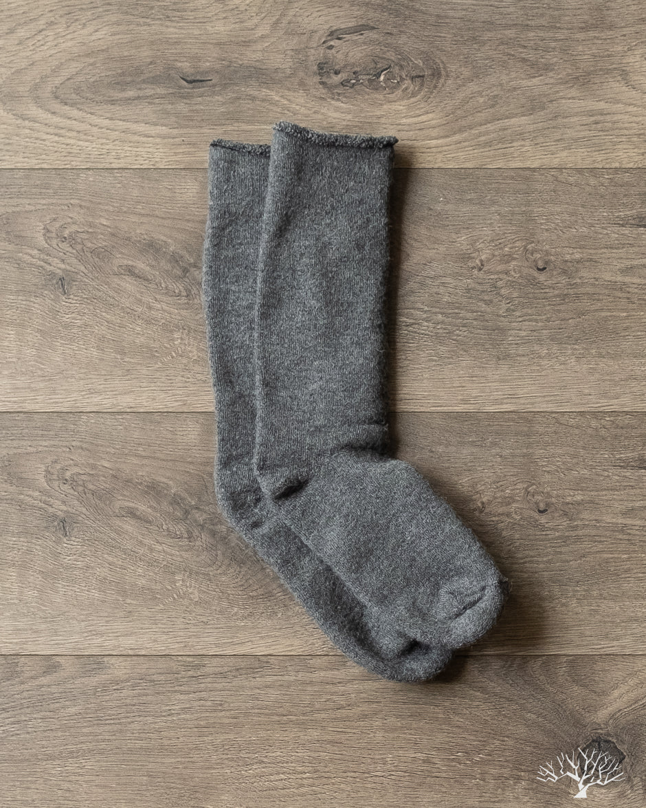 American Trench Alpaca Pile Sock - Grey