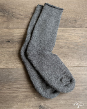 American Trench Alpaca Pile Sock - Grey