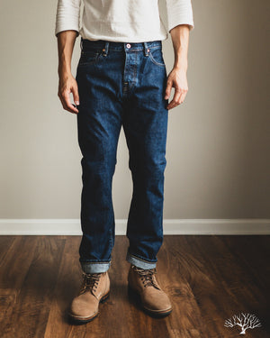 C.O.F. Studio M8 Straight Fit - 14oz Indigo Selvedge 6x Wash