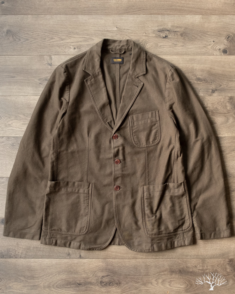 C.O.F. Studio Sport Jacket - Utility Twill Forest Green