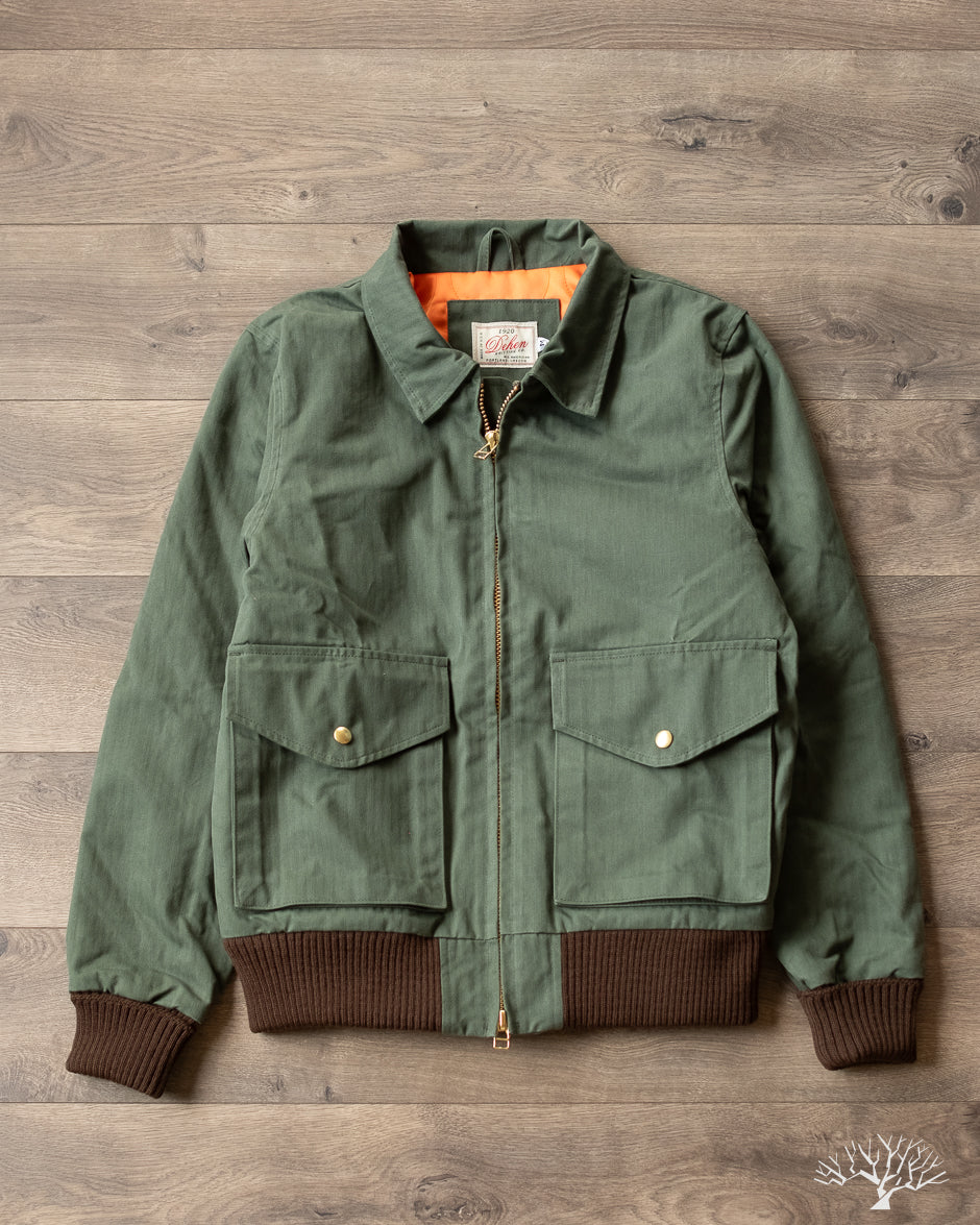 Dehen 1920 Cargo Carrier Jacket - Dry Wax Cotton Spruce