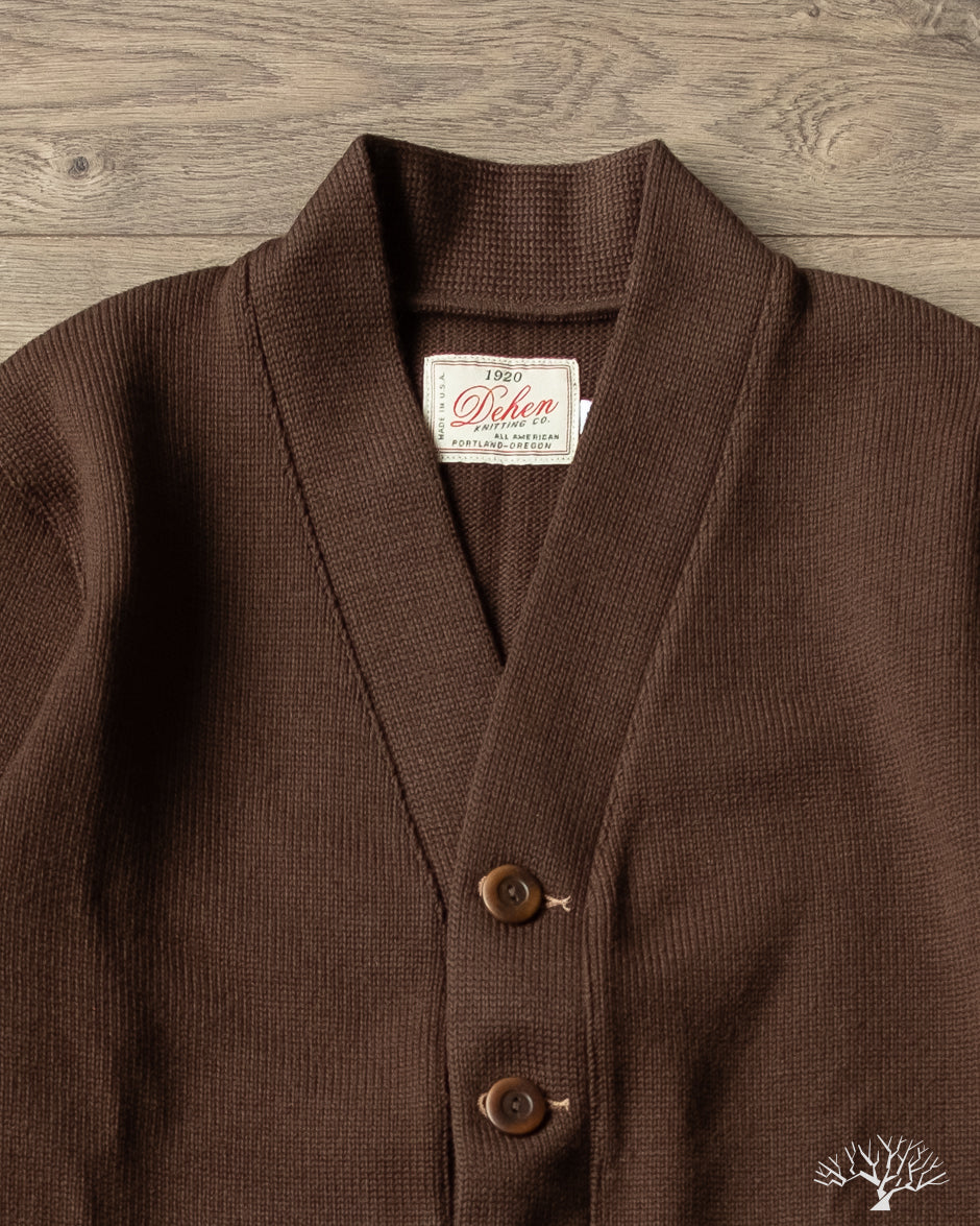 Dehen 1920 Classic Cardigan - Brown (Modified)