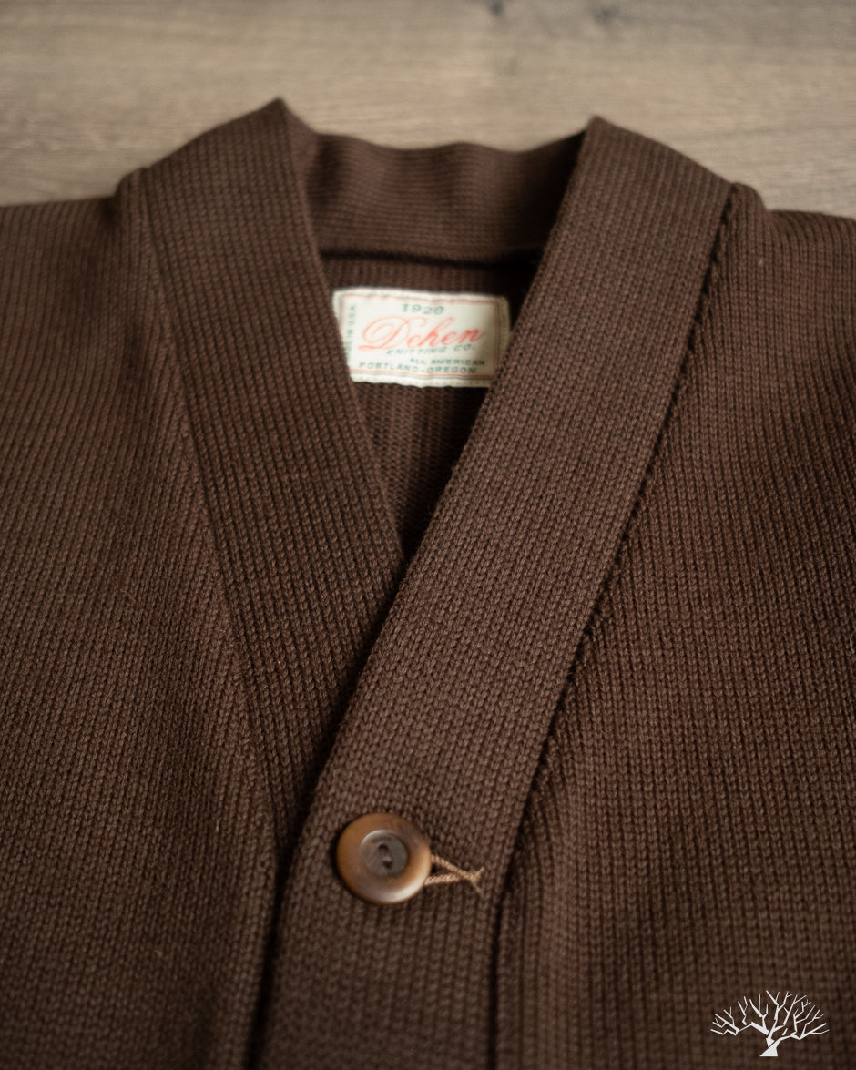 Dehen 1920 Classic Cardigan - Brown (Modified)