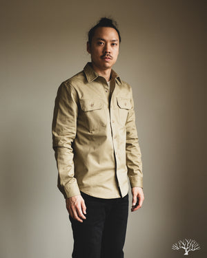 Dehen 1920 Drover Shirt - Alvord Khaki