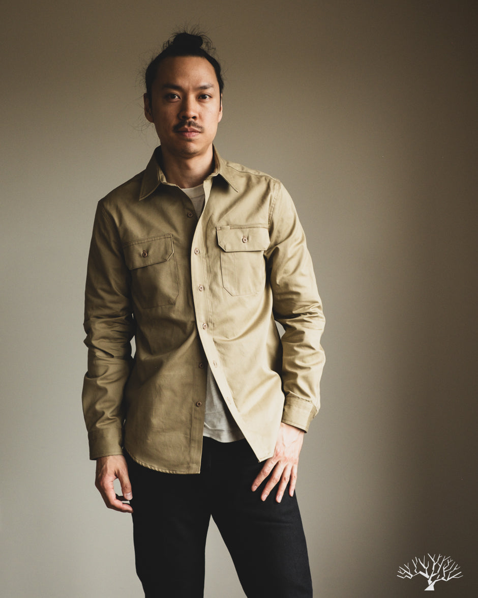 Dehen 1920 Drover Shirt - Alvord Khaki