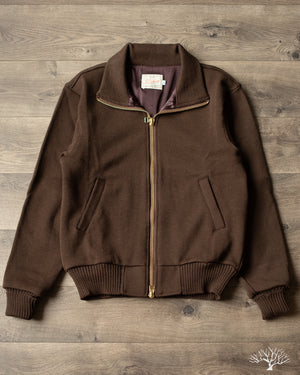 Dehen 1920 Full-Throttle Moto-Sweater - Brown