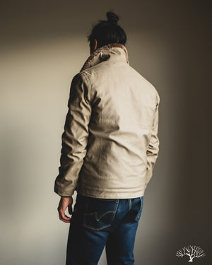 Dehen 1920 N-1 Deck Jacket - Olive Kodiak Mouton