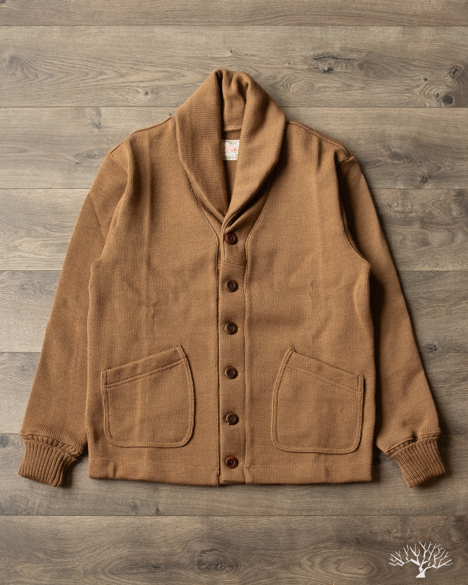 Dehen 1920 Shawl Sweater Coat 2.0 - Dark Tan (Modified)