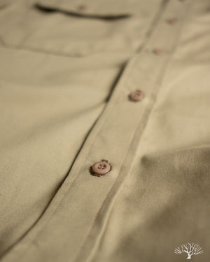 Dehen 1920 Short-Sleeve Drover Shirt - Alvord Khaki