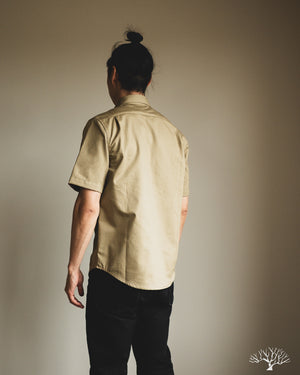 Dehen 1920 Short-Sleeve Drover Shirt - Alvord Khaki