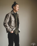 Dehen 1920 Skyline Overshirt - Oatmeal Melton