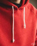 Denime 262 Four Needle Raglan Hoodie - Red