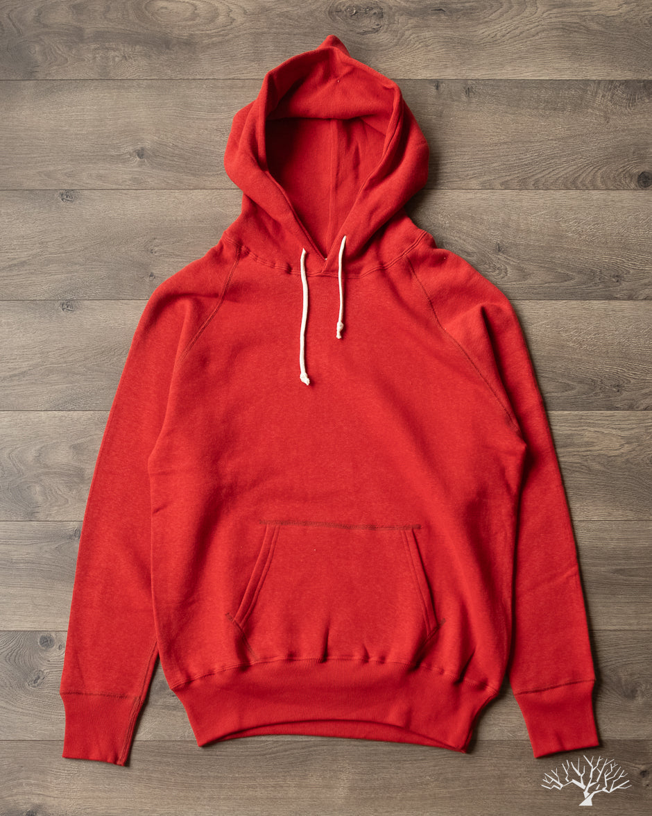 Denime 262 Four Needle Raglan Hoodie - Red