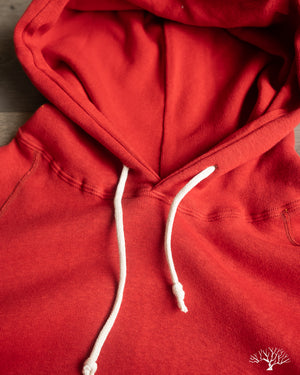 Denime 262 Four Needle Raglan Hoodie - Red