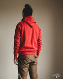 Denime 262 Four Needle Raglan Hoodie - Red