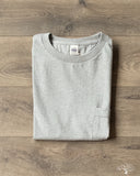 Denime 263 Crew Neck Pocket T-Shirt - Heather Grey