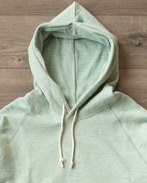 DENIME 88/12 Heather Four Needle Hoodie (Lot 270) - Green