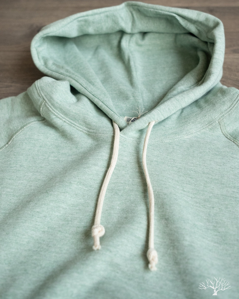 DENIME 88/12 Heather Four Needle Hoodie (Lot 270) - Green