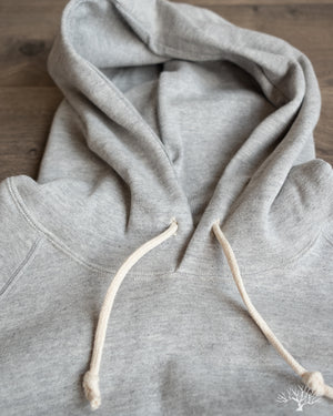 DENIME 88/12 Heather Four Needle Hoodie (Lot 270) - Grey