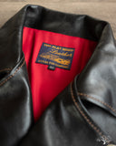 FN-LJ-HW004 - Horsehide Double Rider's Leather Jacket