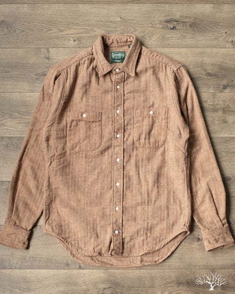 Vintage Remastered for Cotton On Button Down Shirt Size S Tan