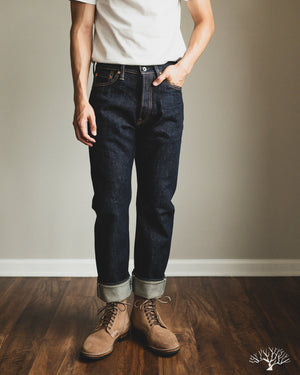 Iron Heart - 888 Cut - 21oz Indigo Selvedge High Rise Tapered Denim