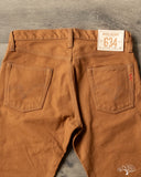 Iron Heart IH-634D - 17oz Duck Straight Cut Pants - Brown