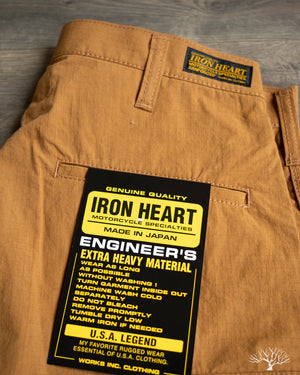 Iron Heart IH-736-BRN - Ripstop Cargo Shorts - Brown