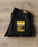 Iron Heart IH-829-BLK - 21oz Serge Work Pants - Black