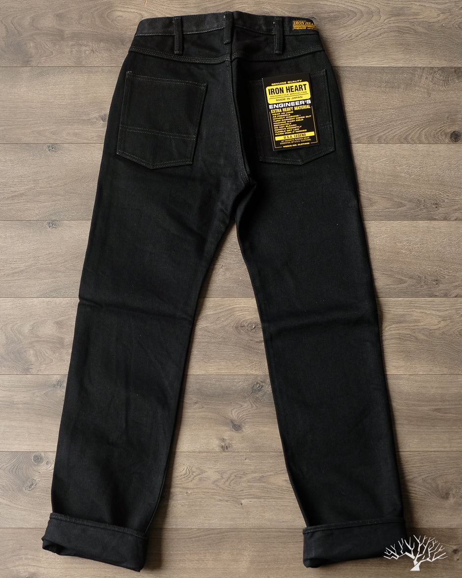 Iron Heart IH-829-BLK - 21oz Serge Work Pants - Black