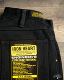 Iron Heart IH-829-BLK - 21oz Serge Work Pants - Black