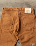 Iron Heart IH-888D - 17oz Duck High Rise Tapered Cut Pants - Brown