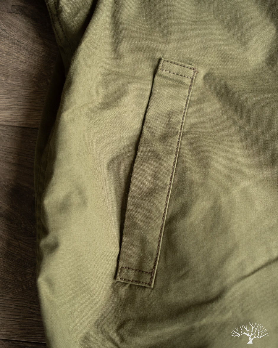 Iron Heart IHJ-130-OLV-NP - Reversible Tanker Jacket - Olive