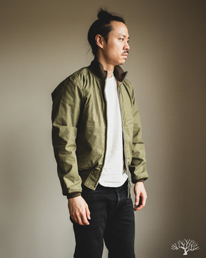 Iron Heart IHJ-130-OLV-NP - Reversible Tanker Jacket - Olive