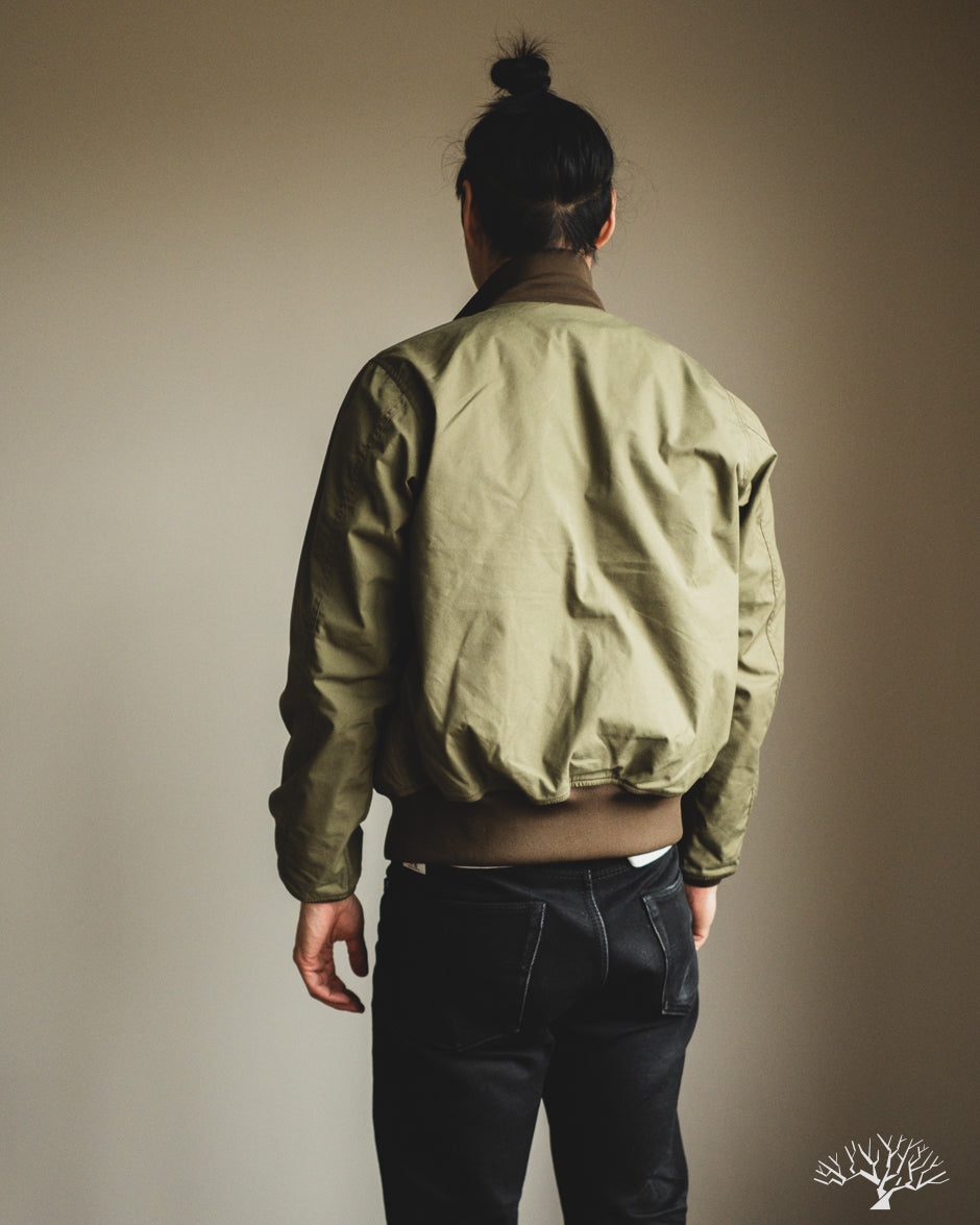 Iron Heart IHJ-130-OLV-NP - Reversible Tanker Jacket - Olive