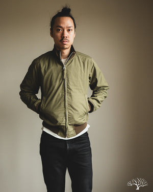 Iron Heart IHJ-130-OLV-NP - Reversible Tanker Jacket - Olive