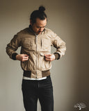 Iron Heart IHJ-130-OLV-NP - Reversible Tanker Jacket - Olive