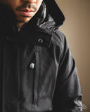 Iron Heart IHJ-138-BLK - PrimaLoft Gold x eVent Mountain Parka - Black