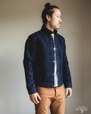 Iron Heart IHJ-140-IG - 19oz Selvedge Denim Type I Jacket - Indigo/Grey