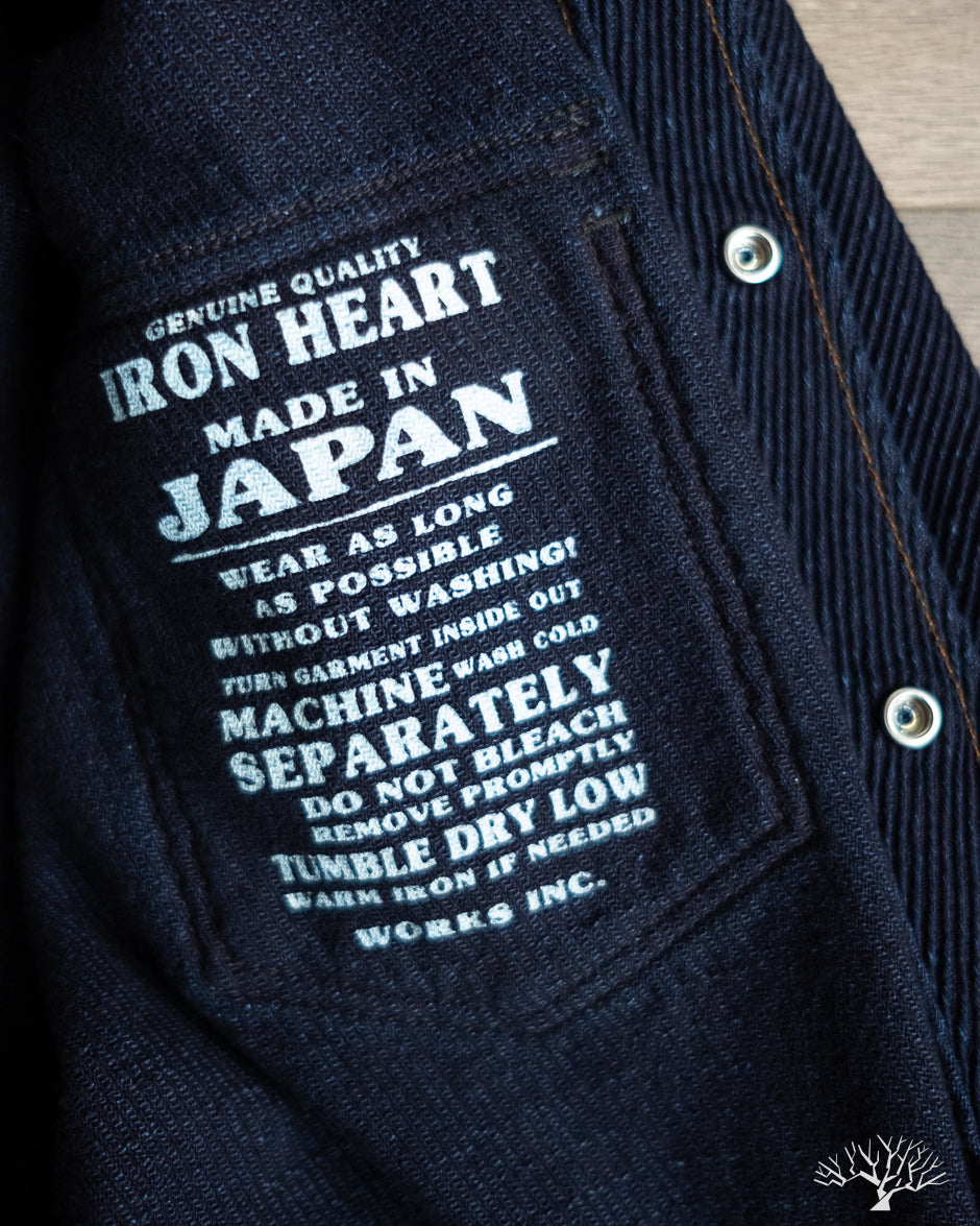 Iron Heart IHSH-208-IND - Kersey Western Shirt - Indigo