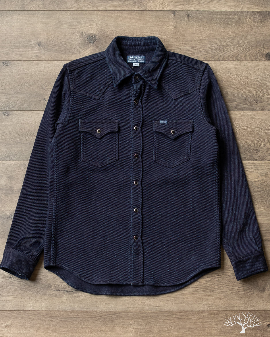 Iron Heart IHSH-208-IND - Kersey Western Shirt - Indigo