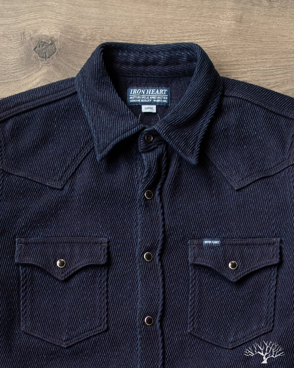 Iron Heart IHSH-208-IND - Kersey Western Shirt - Indigo