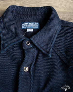 Iron Heart IHSH-208-IND - Kersey Western Shirt - Indigo