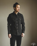 Iron Heart IHSH-227-BLK - 12oz Wabash CPO Shirt - Black