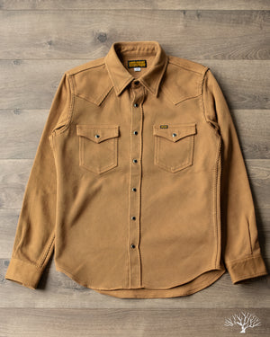 Iron Heart IHSH-234-CAM - Kersey Western Shirt - Camel