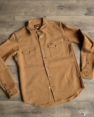 Iron Heart IHSH-234-CAM - Kersey Western Shirt - Camel