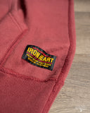 Iron Heart IHSW-49-BUR - 14oz Ultra Heavyweight Loopwheel Hoodie - Burgundy