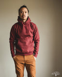 Iron Heart IHSW-49-BUR - 14oz Ultra Heavyweight Loopwheel Hoodie - Burgundy