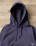 Iron Heart IHSW-49-NAV - 14oz Ultra Heavyweight Loopwheel Hoodie - Navy