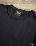 Iron Heart IHT-1610L-BLK - Loopwheel Crew Neck Long Tee - Black